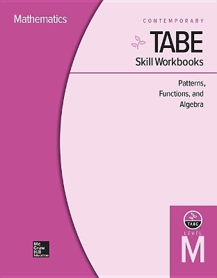 Tabe Skill Workbooks Level M: Patterns, Functions, Algebra - 10 Pack -  Contemporary