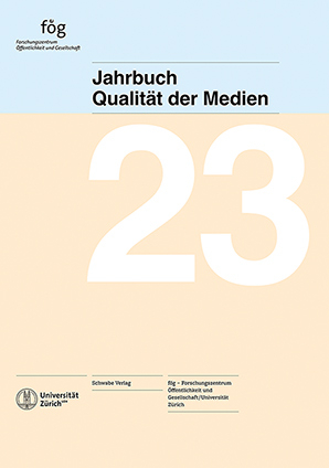 Jahrbuch Qualität der Medien 2023 - 