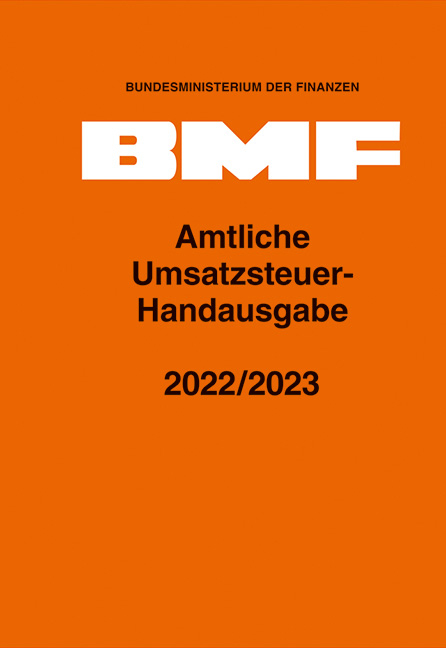 Amtliche Umsatzsteuer-Handausgabe 2022/2023