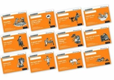 Read Write Inc. Phonics: Orange Set 4 Core Black & White Storybooks (Mixed Pack of 12) - Gill Munton