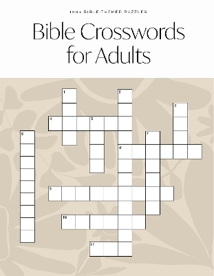 Bible Crossword for Adults -  Paige Tate &  Co.