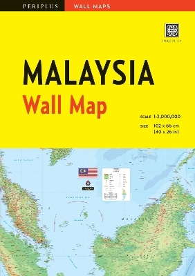 Malaysia Wall Map - Periplus Editors