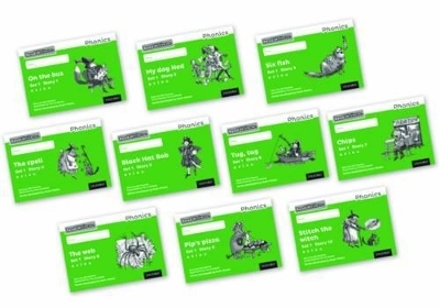 Read Write Inc. Phonics: Green Set 1 Core Black & White Storybooks (Mixed Pack of 10) - Gill Munton