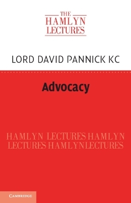 Advocacy - David Pannick KC