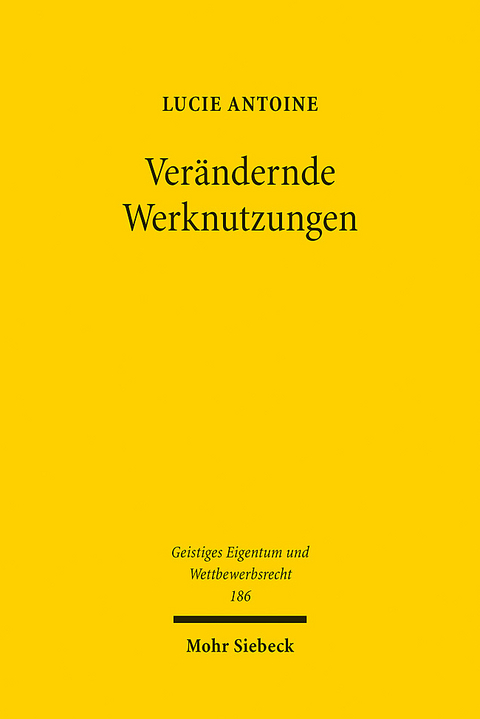 Verändernde Werknutzungen - Lucie Antoine