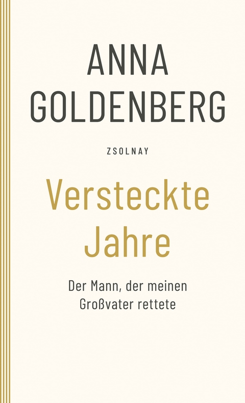 Versteckte Jahre - Anna Goldenberg