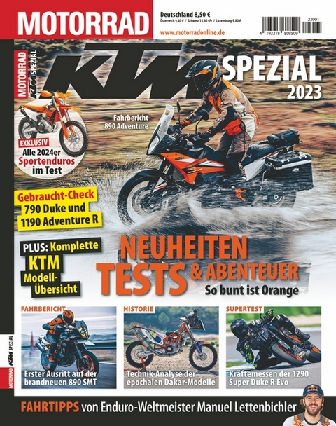 Motorrad KTM Spezial