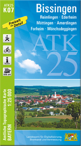 ATK25-K07 Bissingen (Amtliche Topographische Karte 1:25000) - 