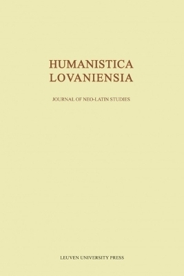 Humanistica Lovaniensia - 