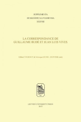 La Correspondance de Guillaume Budé et Juan Luis Vives - 