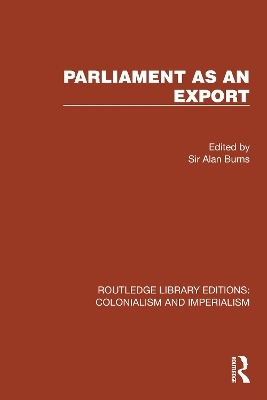 Parliament as an Export - 