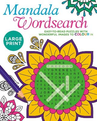 Large Print Mandala Wordsearch - Eric Saunders