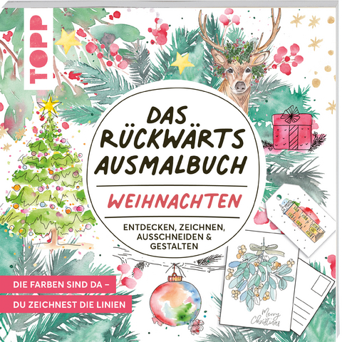 Das Rückwärts-Ausmalbuch Weihnachten - Heinke Nied