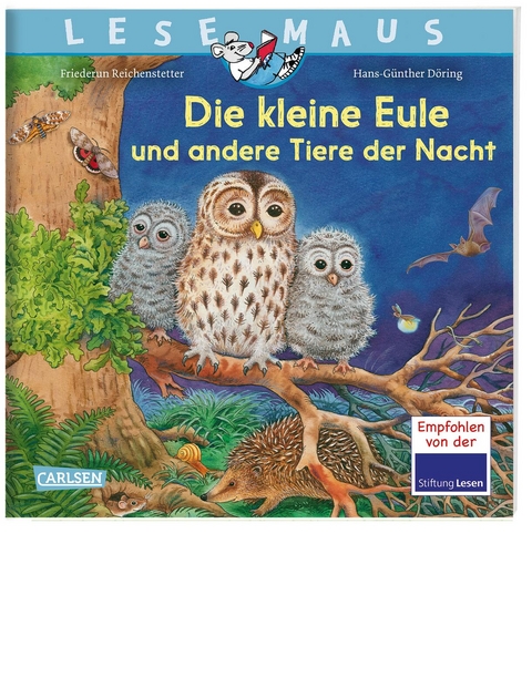 LESEMAUS 174: Die kleine Eule und andere Tiere der Nacht - Friederun Reichenstetter