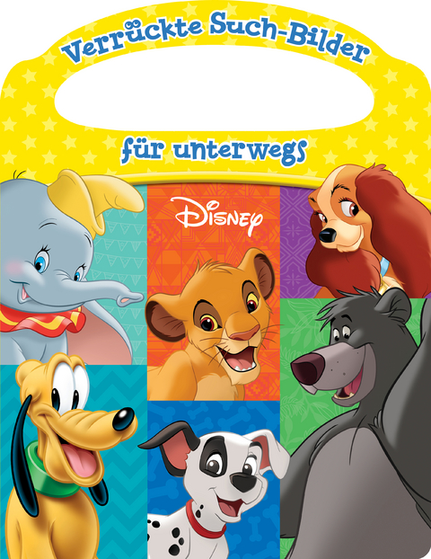 Disney - Verrückte Such-Bilder für unterwegs - Wimmelbuch - Pappbilderbuch mit Stift und abwischbaren Seiten ab 3 Jahren - 