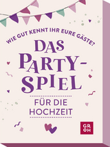 Wie gut kennt ihr eure Gäste? Das Partyspiel für die Hochzeit - 