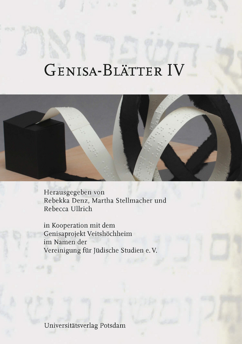 Genisa-Blätter IV - Jael Andra Benar, Lenka Uličná, Annett Martini, Rechal Allgaier-Honal, Isidoro Abramowicz, Neri Ariel, Maria Stürzebecher, Beate Weinhold, Elisabeth Singer-Brehm