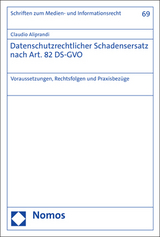 Datenschutzrechtlicher Schadensersatz nach Art. 82 DS-GVO - Claudio Aliprandi