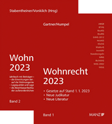 PAKET: Wohnrecht 2023 Band 1 + 2 - Herbert Gartner, Nikolaus Humpel