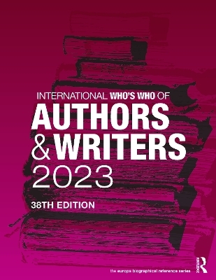 International Who's Who of Authors and Writers 2023 - 