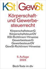 Körperschaftsteuerrecht (KSt) und Gewerbesteuerrecht (GewSt) - 