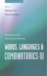 WORDS,LANGUAGES & COMBINATORICS III - 