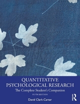 Quantitative Psychological Research - Clark-Carter, David
