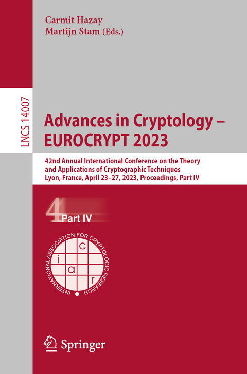 Advances in Cryptology – EUROCRYPT 2023 - 