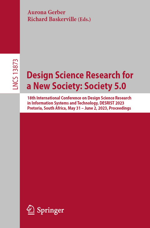 Design Science Research for a New Society: Society 5.0 - 