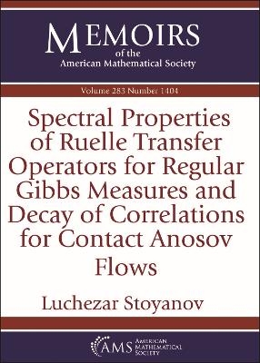 Spectral Properties of Ruelle Transfer Operators for Regular Gibbs Measures and Decay of Correlations for Contact Anosov Flows - Luchezar Stoyanov