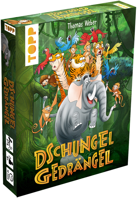 Dschungelgedrängel - Das Kartenspiel für tierischen Tumult - Thomas Weber