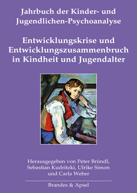 Entwicklungskrise und Entwicklungszusammenbruch in Kindheit und Jugendalter - 