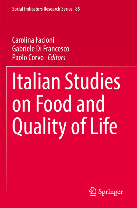 Italian Studies on Food and Quality of Life - 