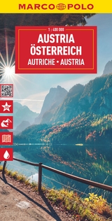 MARCO POLO Reisekarte Österreich 1:400.000 - 