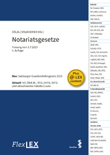 FlexLex Notariatsgesetze - Kölbl, Christoph; Volkheimer, Manuel