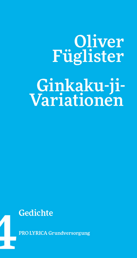 Ginkaku-ji-Variationen - Oliver Füglister