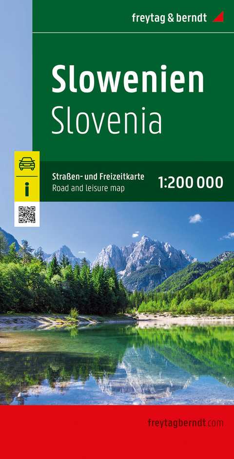 Slowenien, Straßen- und Freizeitkarte 1:200.000, freytag & berndt