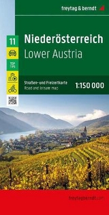 Niederösterreich, Straßen- und Freizeitkarte 1:150.000, freytag & berndt - 