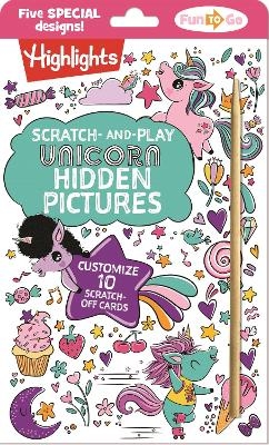 Scratch-and-Play Unicorn Hidden Pictures - 