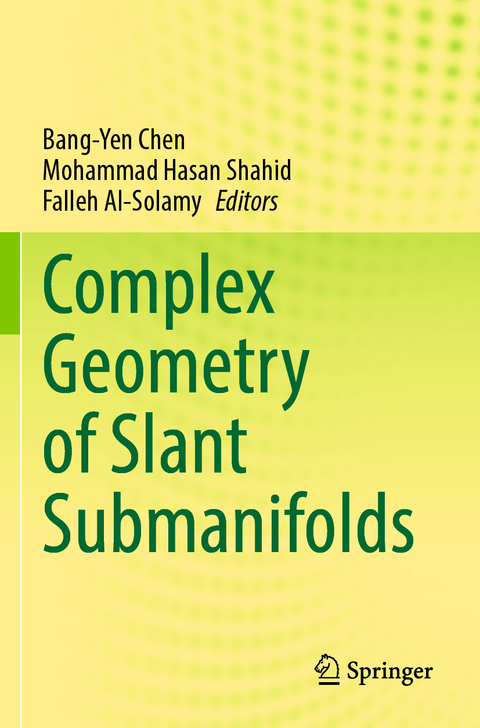 Complex Geometry of Slant Submanifolds - 