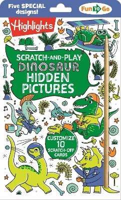 Scratch-and-Play Dinosaur Hidden Pictures - 