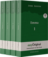 Emma - Teile 1-4 (Buch + 4 MP3 Audio-CD) - Lesemethode von Ilya Frank - Zweisprachige Ausgabe Englisch-Deutsch - Jane Austen