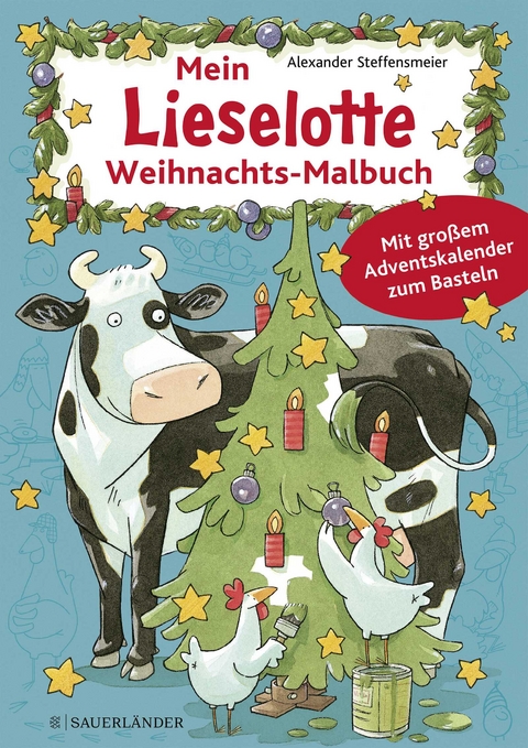 Mein Lieselotte Weihnachts-Malbuch - Alexander Steffensmeier