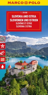 MARCO POLO Reisekarte Slowenien und Istrien 1:300.000 - 