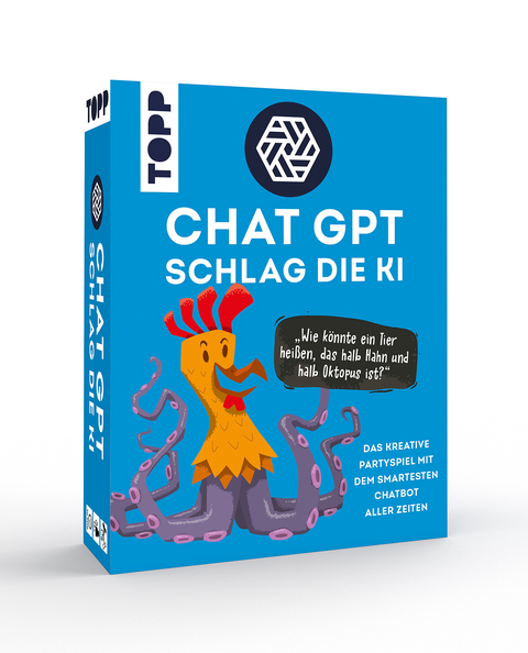 ChatGPT – Schlag die KI. Das kreative Partyspiel mit dem smartesten Chatbot aller Zeiten -  Frechverlag