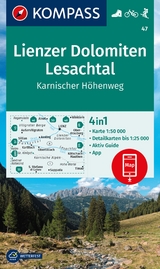 Lienzer Dolomiten, Lesachtal, Karnischer Höhenweg 1:50.000 - 