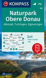 KOMPASS Wanderkarte 781 Naturpark Obere Donau - Albstadt - Tuttlingen - Sigmaringen 1:50.000 - 