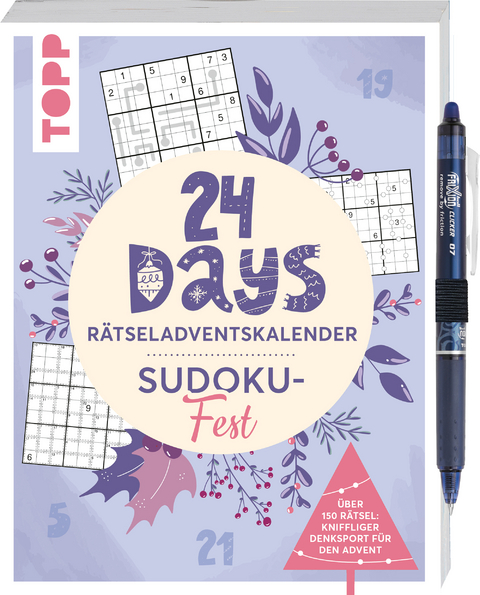 24 DAYS RÄTSELADVENTSKALENDER – Sudoku-Fest -  Frechverlag