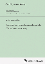 Lauterkeitsrecht und unternehmerische Umweltverantwortung - Maike Mestmäcker