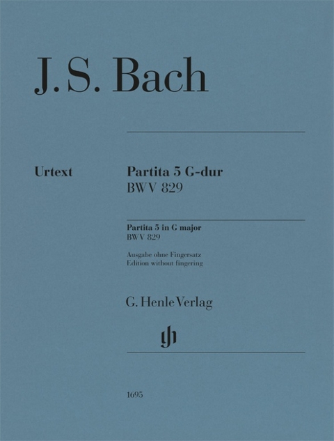 Johann Sebastian Bach - Partita Nr. 5 G-dur BWV 829 - 